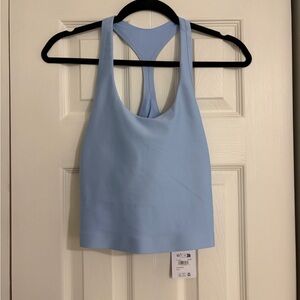 BNWT ALO Yoga Seashell Blue Airlift Bra Tank